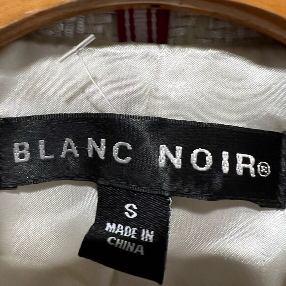 Blanc Noir Double-Breasted Wool-Blend Tweed Jacket - Picture 3 of 3